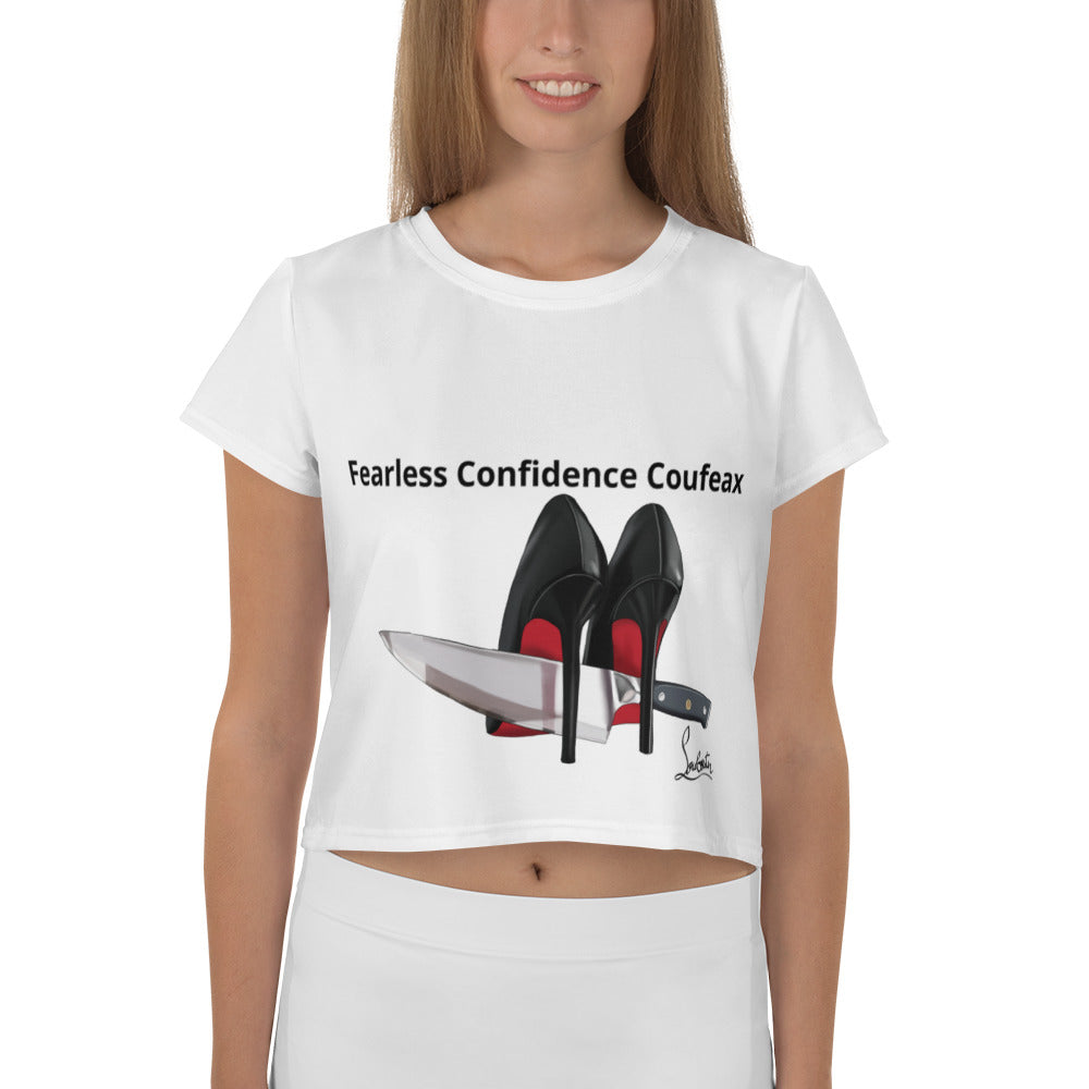 Fearless Confidence Crop Tee - Fearless Confidence Coufeax™