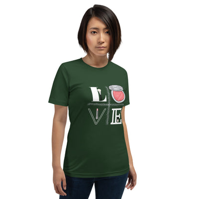 LOVE & MAKEUP T-Shirt - Fearless Confidence Coufeax™