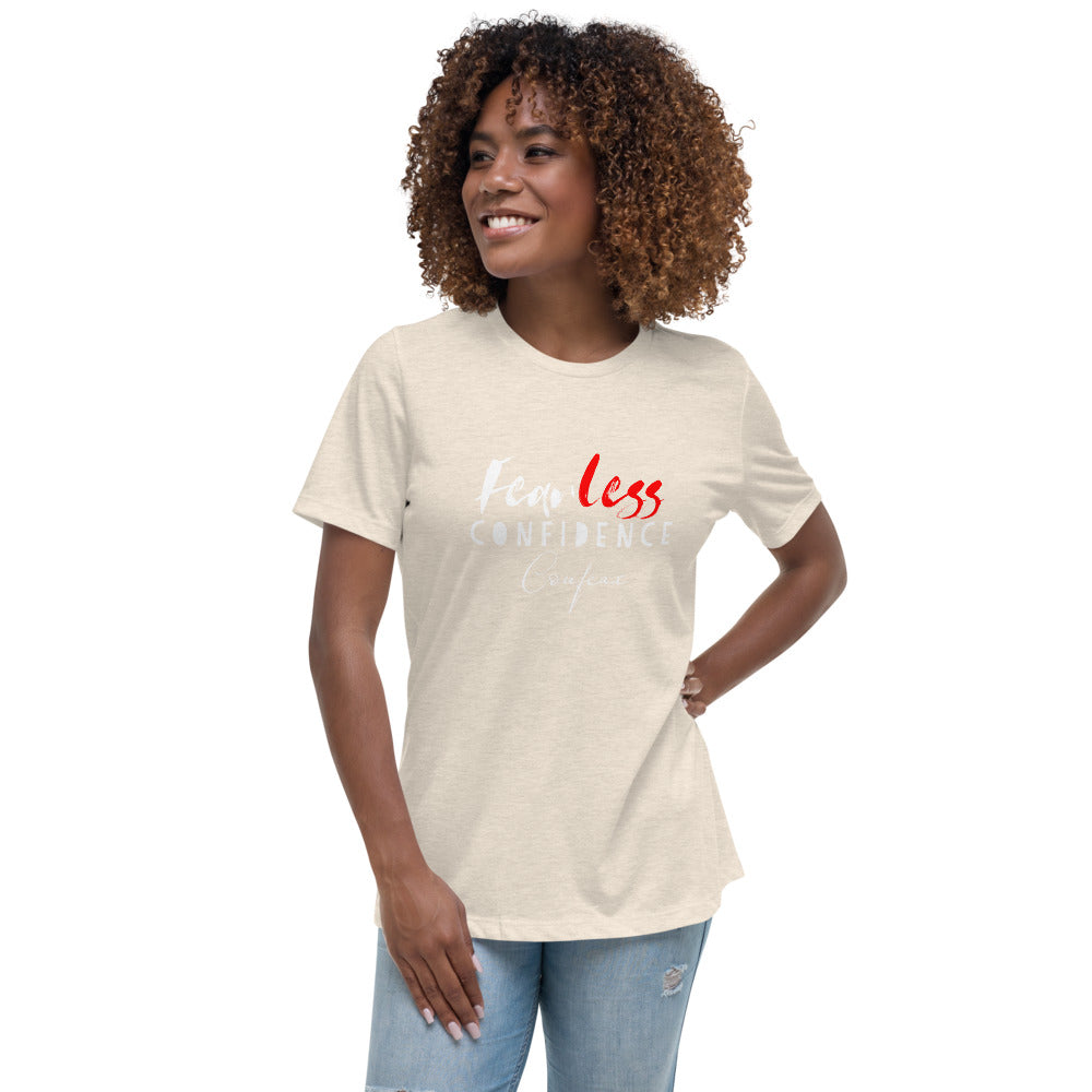 FEARLESS CONFIDENCE COUFEAX Women's Relaxed T-Shirt - Fearless Confidence Coufeax™