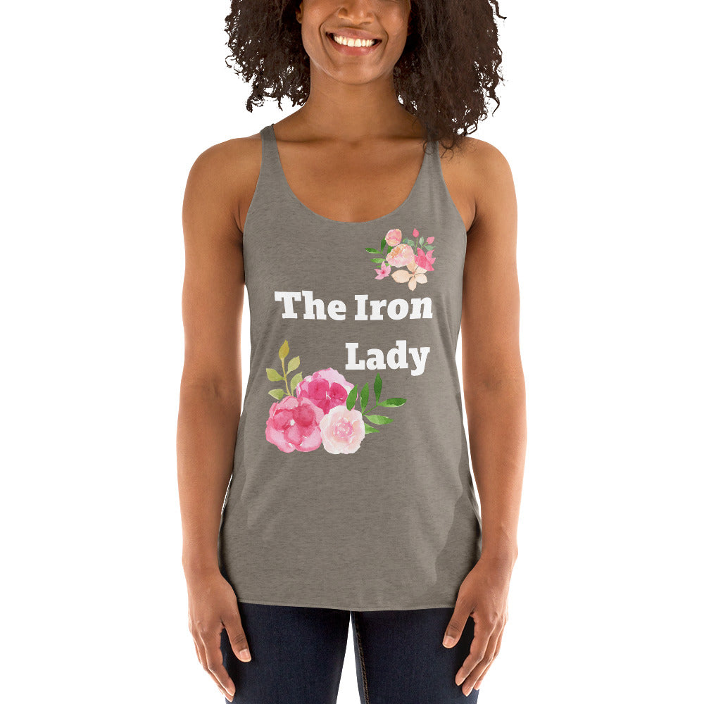 The Iron Lady Women's Racerback Tank - Fearless Confidence Coufeax™