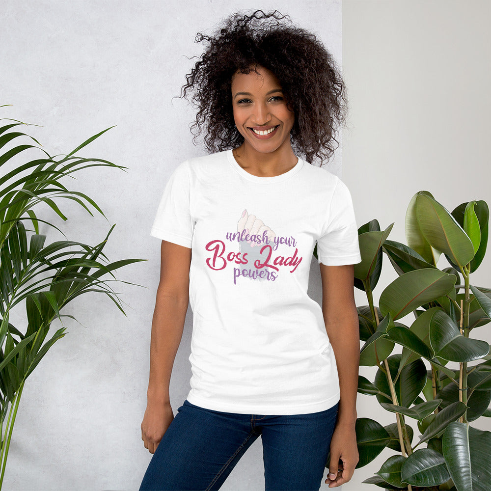 Unleash Your Boss Lady Powers T-Shirt - Fearless Confidence Coufeax™