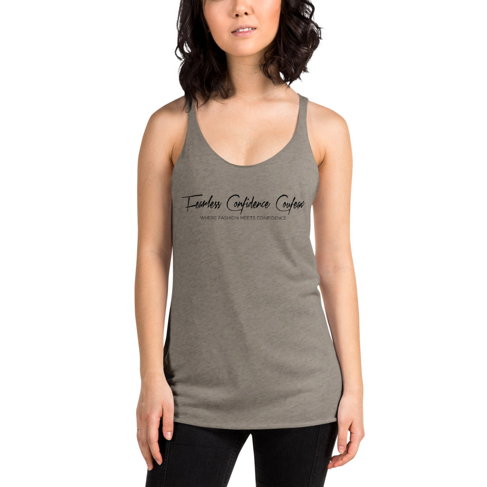 Fearless Confidence Coufeax Women's Racerback Tank - Fearless Confidence Coufeax™