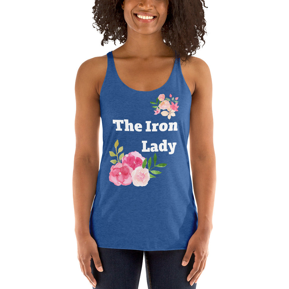 The Iron Lady Women's Racerback Tank - Fearless Confidence Coufeax™