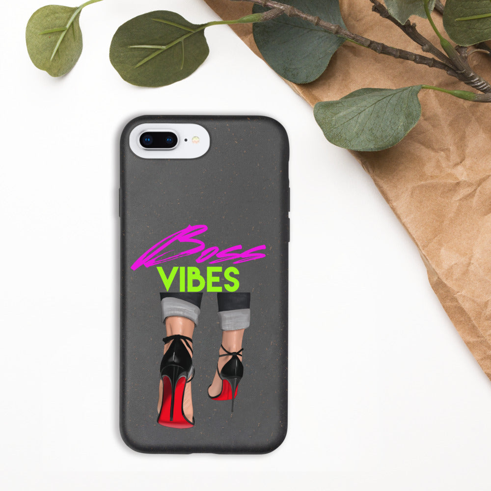 Boss Vibes Biodegradable phone case - Fearless Confidence Coufeax™