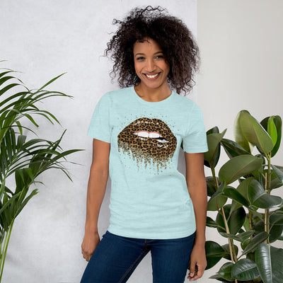 LEOPARD LIPS T-Shirt - Fearless Confidence Coufeax™