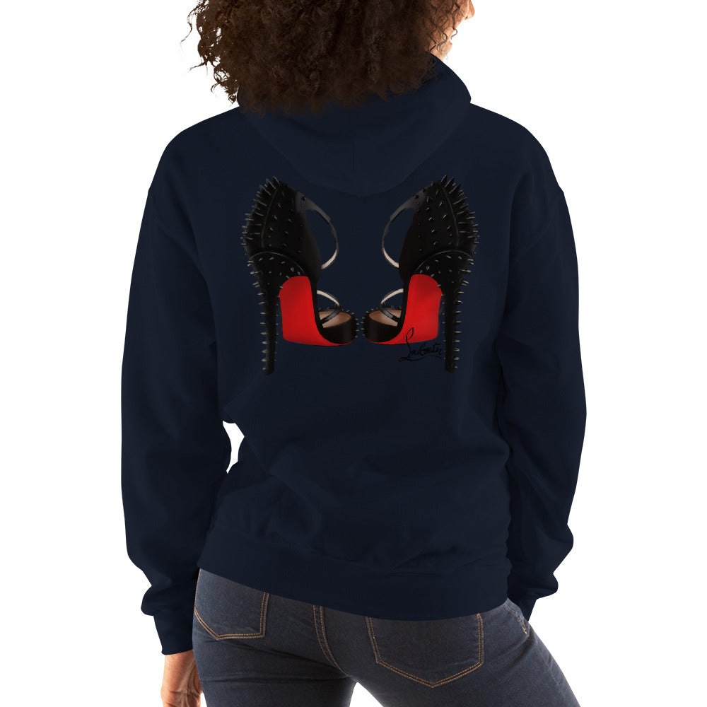 When I Die Bury Me In Red Bottoms Hoodie - Fearless Confidence Coufeax™