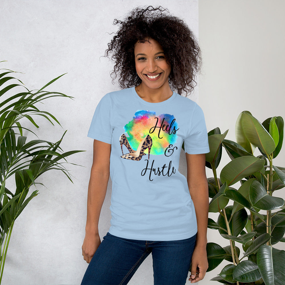 Heels & Hustle Short-Sleeve T-Shirt - Fearless Confidence Coufeax™