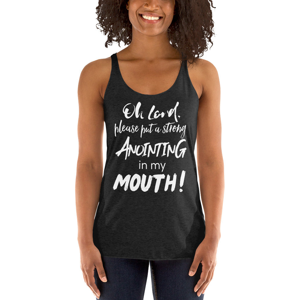 Anointing Prayer Women's Racerback Tank - Fearless Confidence Coufeax™