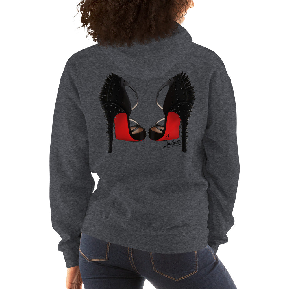 When I Die Bury Me In Red Bottoms Hoodie - Fearless Confidence Coufeax™