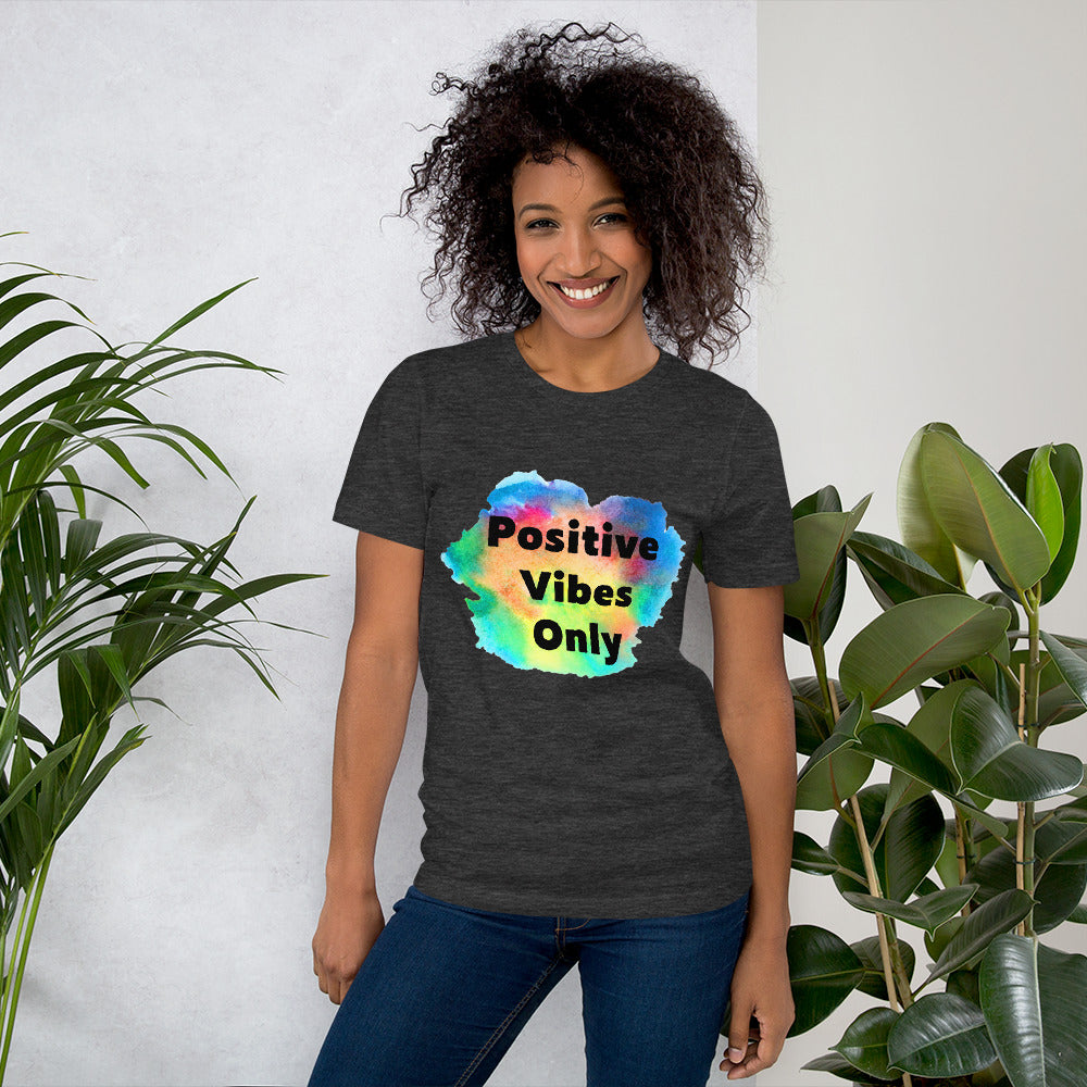 POSITIVE VIBES ONLY T-Shirt - Fearless Confidence Coufeax™