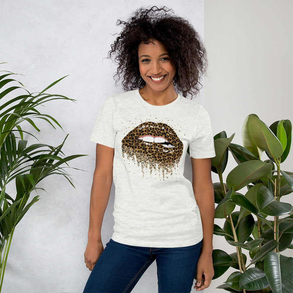 LEOPARD LIPS T-Shirt - Fearless Confidence Coufeax™