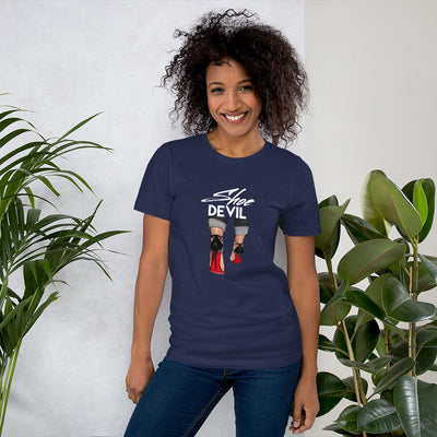 SHOE DEVIL Short-Sleeve T-Shirt - Fearless Confidence Coufeax™