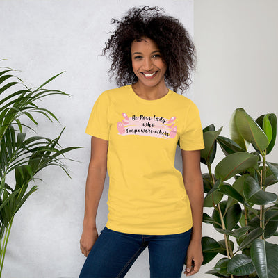 Be Boss Lady Who Inspires Others T-Shirt - Fearless Confidence Coufeax™