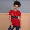 Kamala Harris EarringsT-Shirt - Fearless Confidence Coufeax™