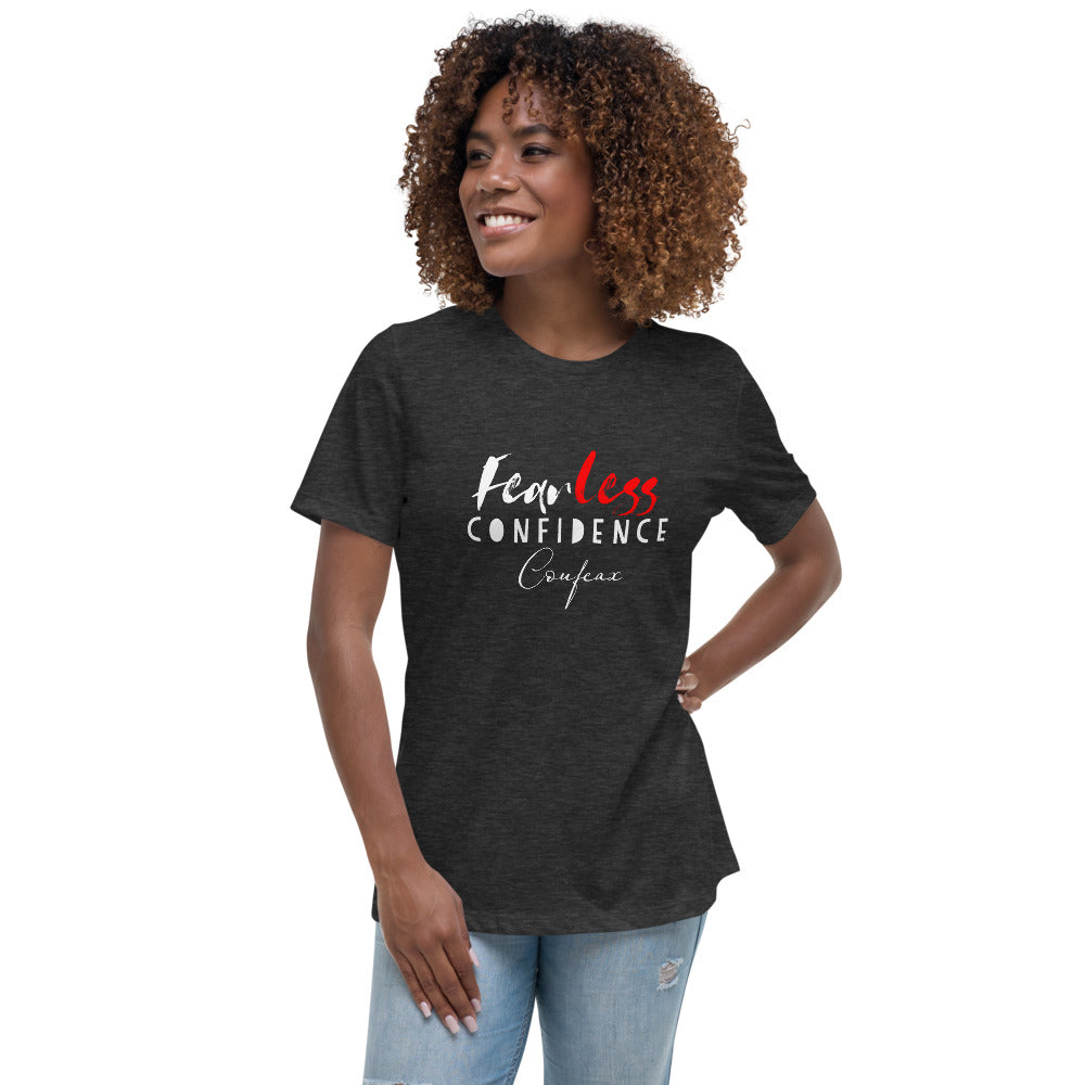 FEARLESS CONFIDENCE COUFEAX Women's Relaxed T-Shirt - Fearless Confidence Coufeax™