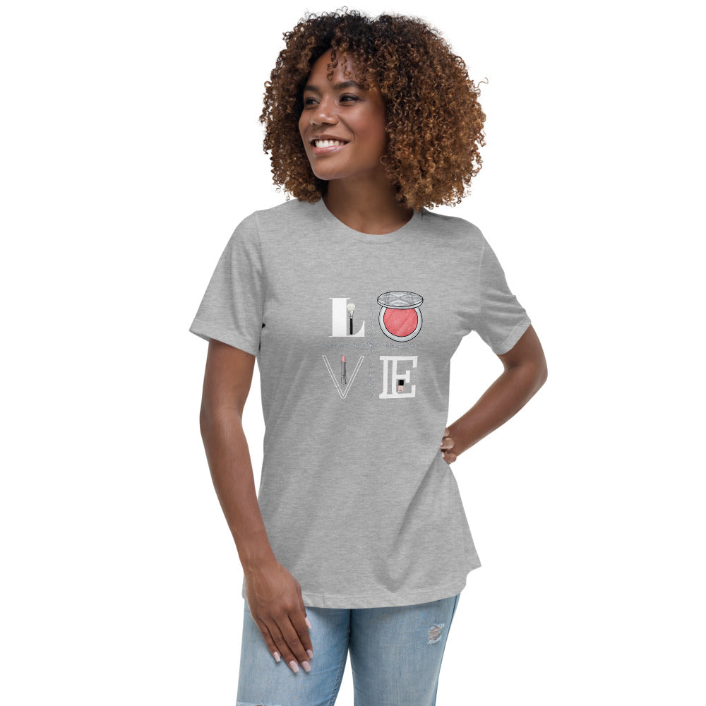 LOVE Women's Relaxed T-Shirt - Fearless Confidence Coufeax™