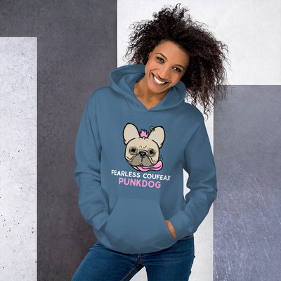 FEARLESS COUFEAX PUNK DOG Hoodie - Fearless Confidence Coufeax™