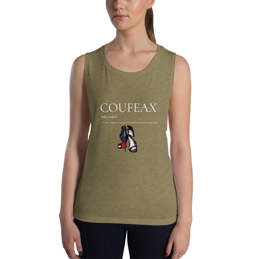 COUFEAX DIVA Ladies’ Muscle Tank - Fearless Confidence Coufeax™