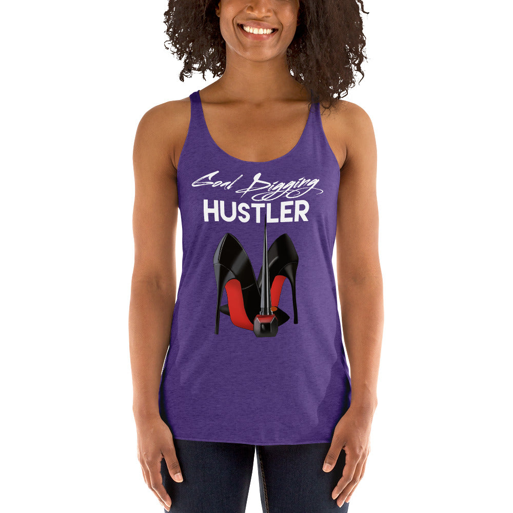 Goal Digging Hustler Women's Racerback Tank - Fearless Confidence Coufeax™