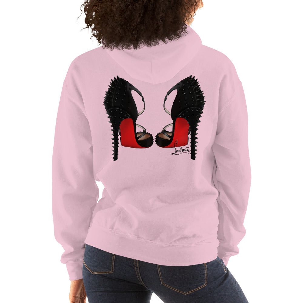 When I Die Bury Me In Red Bottoms Hoodie - Fearless Confidence Coufeax™