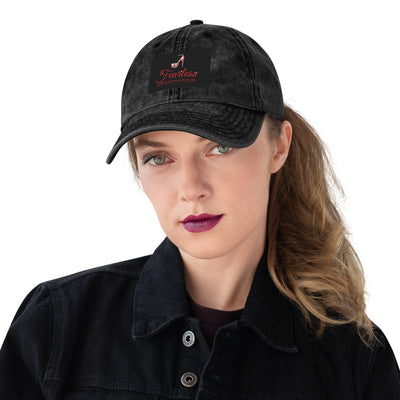 Vintage Cotton Twill Cap - Fearless Confidence Coufeax™