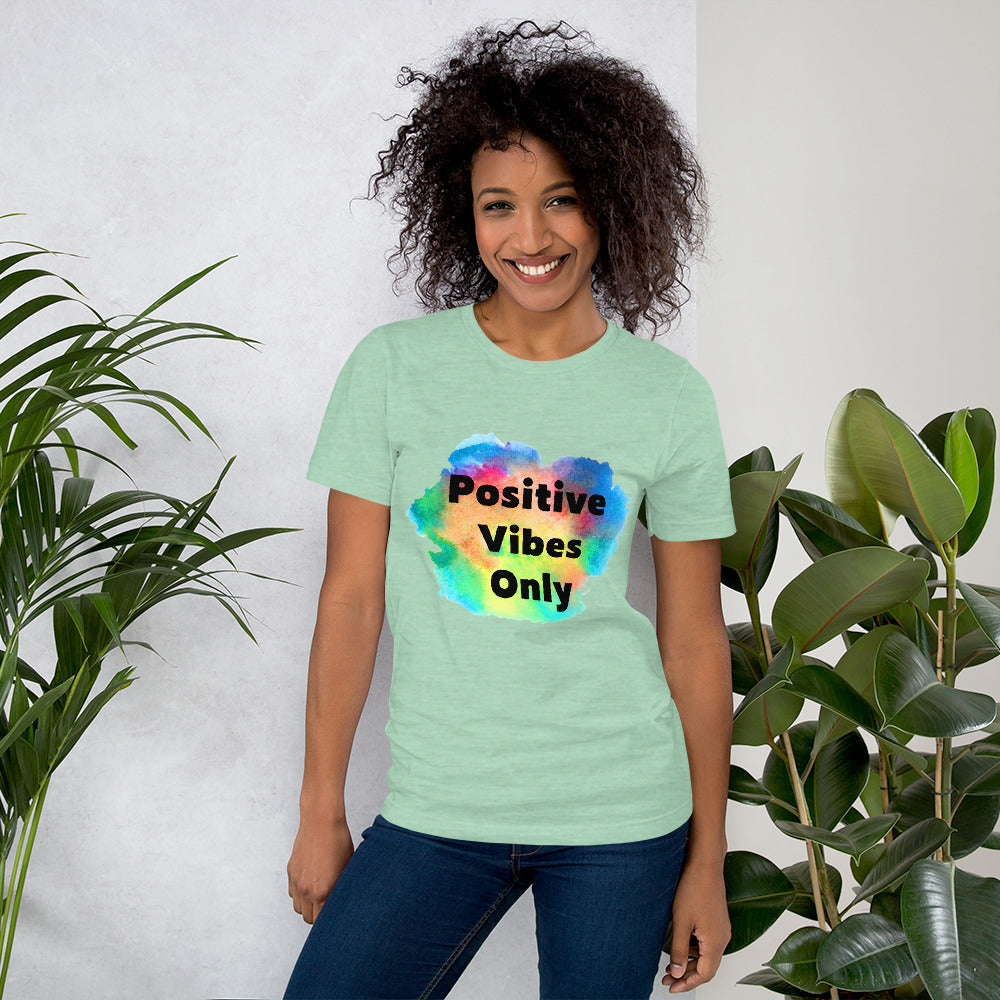 POSITIVE VIBES ONLY T-Shirt - Fearless Confidence Coufeax™
