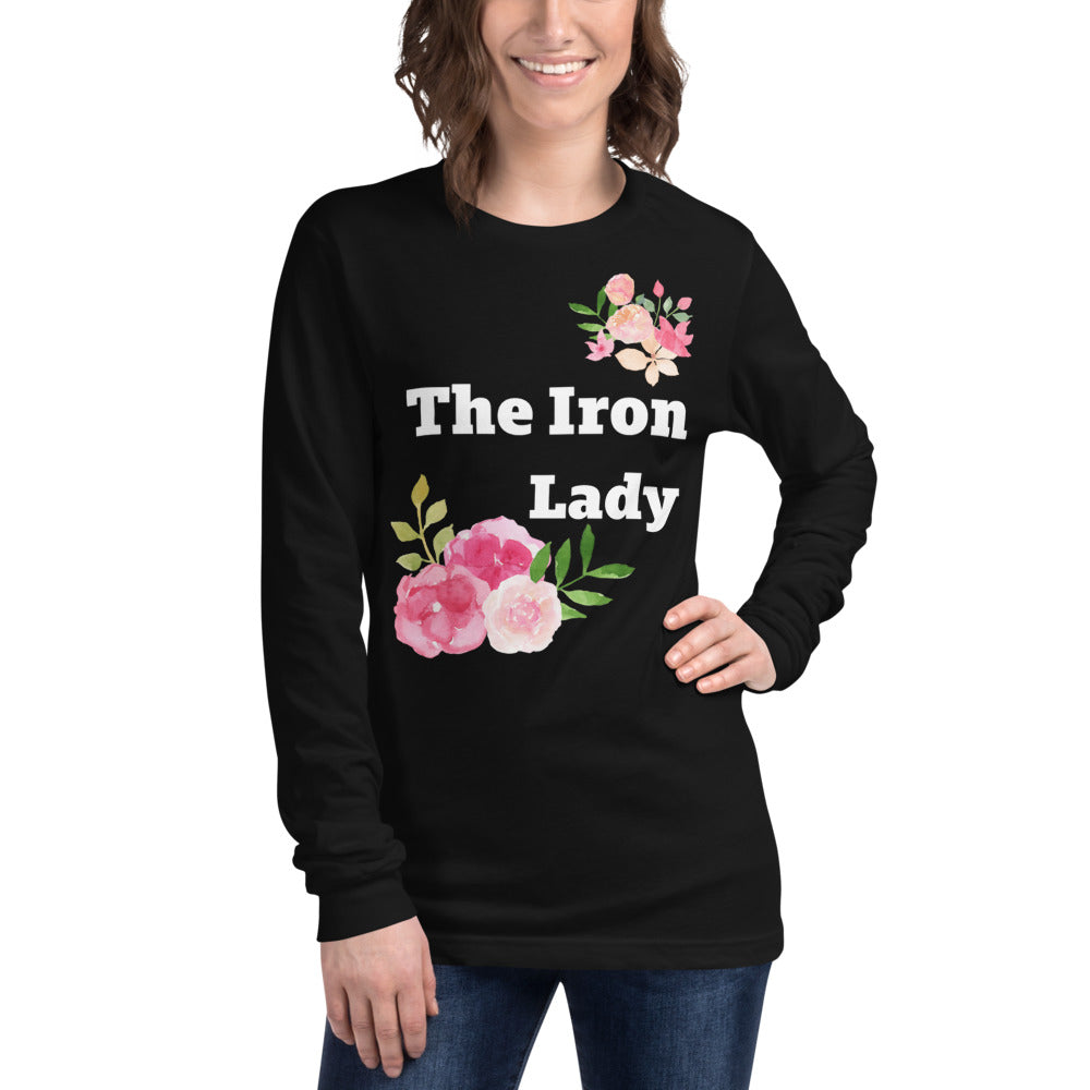 The Iron Lady Long Sleeve Tee - Fearless Confidence Coufeax™