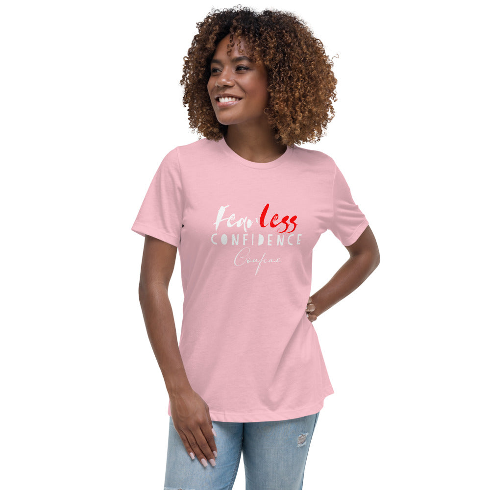 FEARLESS CONFIDENCE COUFEAX Women's Relaxed T-Shirt - Fearless Confidence Coufeax™