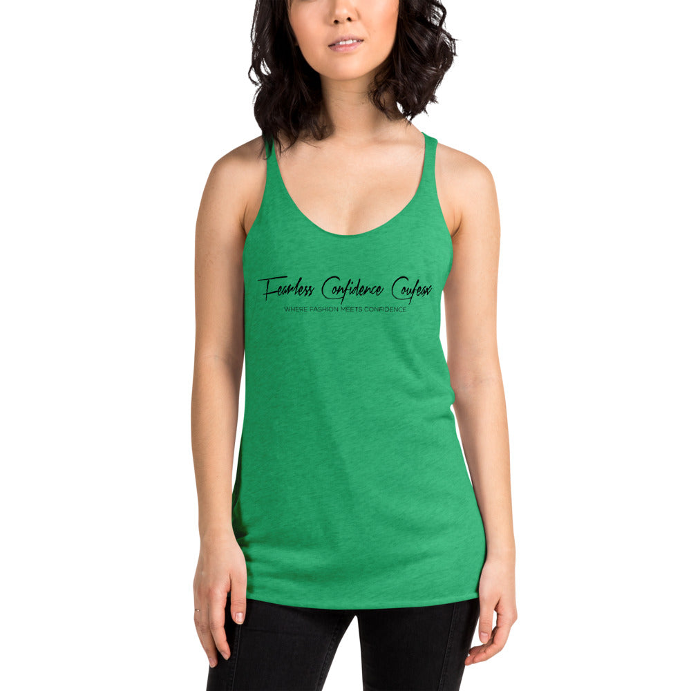 Fearless Confidence Coufeax Women's Racerback Tank - Fearless Confidence Coufeax™