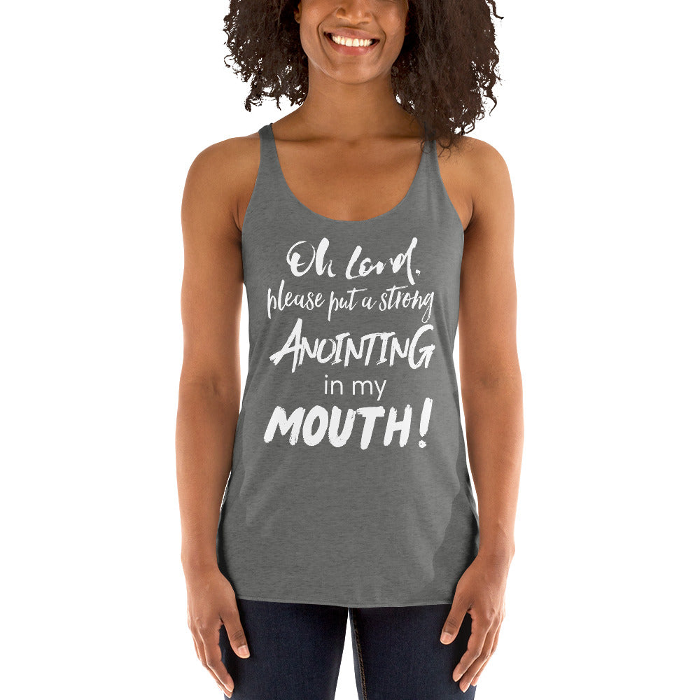 Anointing Prayer Women's Racerback Tank - Fearless Confidence Coufeax™