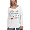 When I Die Bury Me In Red Bottoms Ladies' Long Sleeve Tee - Fearless Confidence Coufeax™
