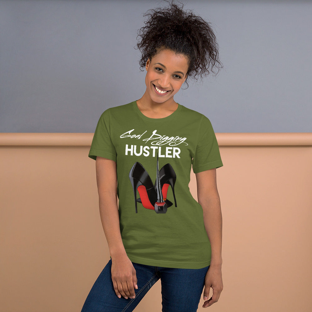 GOAL DIGGING HUSTLER Short-Sleeve  T-Shirt - Fearless Confidence Coufeax™