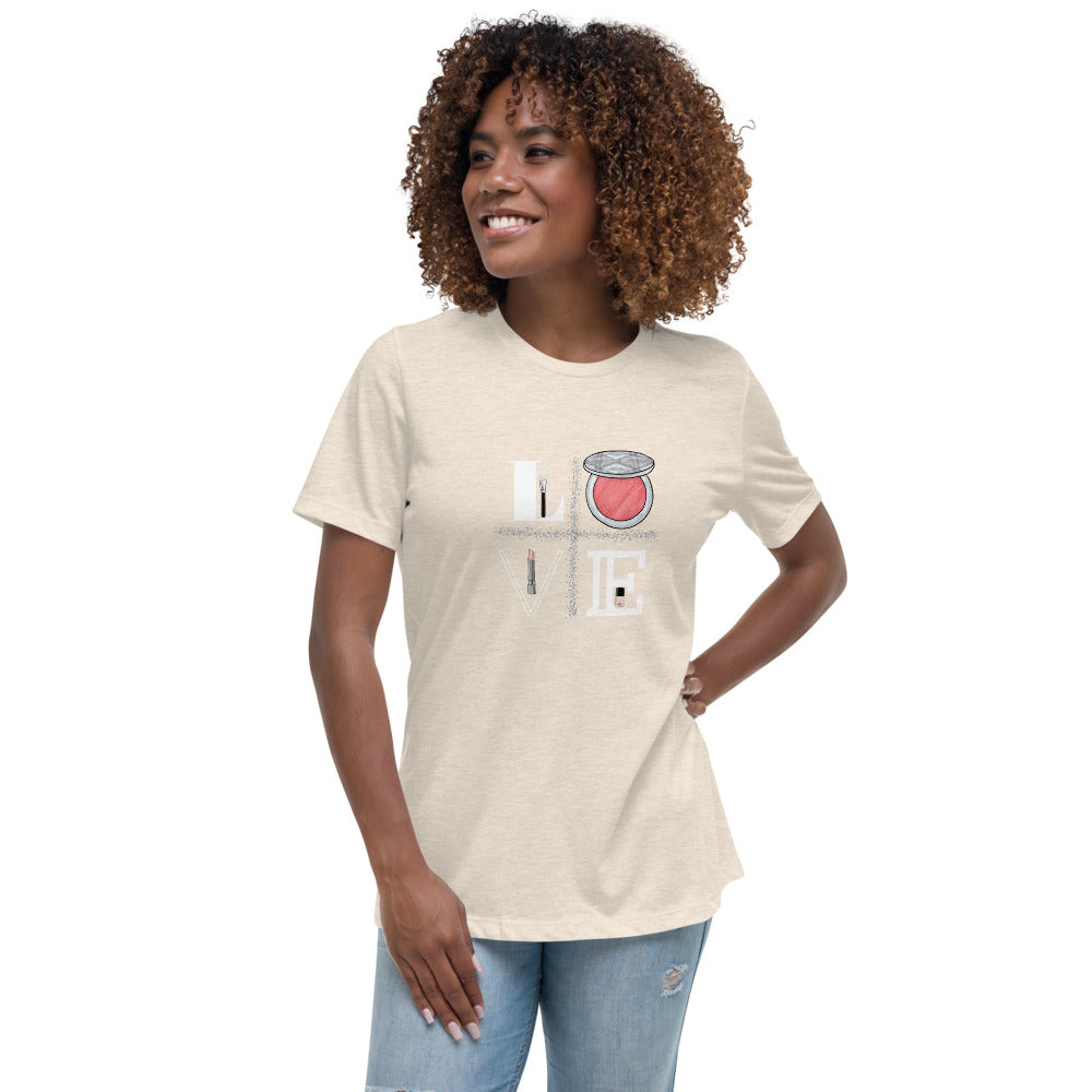 LOVE Women's Relaxed T-Shirt - Fearless Confidence Coufeax™