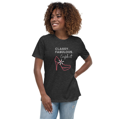 Classy, Fabulous & Confident Women's  T-Shirt - Fearless Confidence Coufeax™