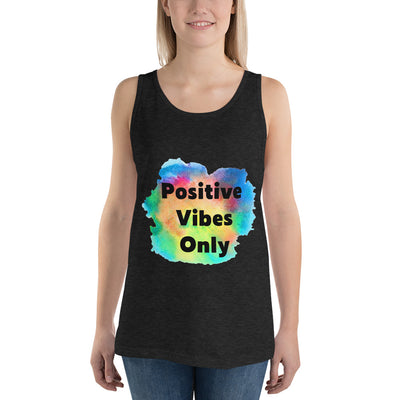 Positive Vibes Only Tank Top - Fearless Confidence Coufeax™