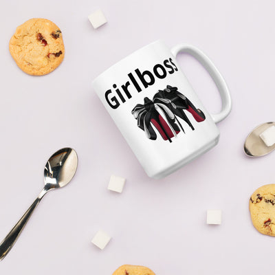Girlboss White Mug - Fearless Confidence Coufeax™