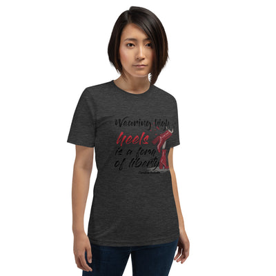 High Heels Funny Women's T-Shirt - Fearless Confidence Coufeax™