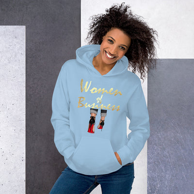 WOMAN IN BUSINESS Hoodie - Fearless Confidence Coufeax™