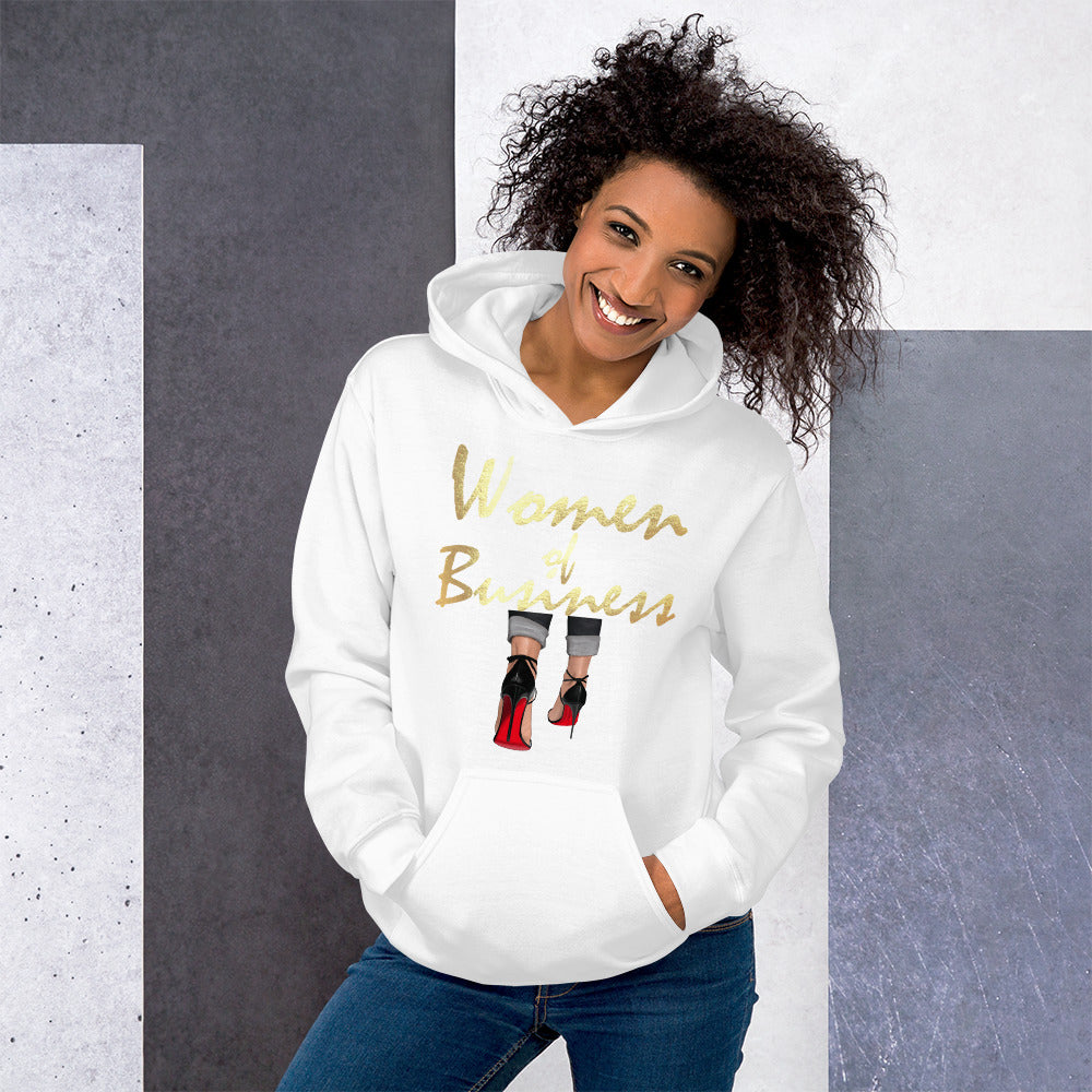 WOMAN IN BUSINESS Hoodie - Fearless Confidence Coufeax™