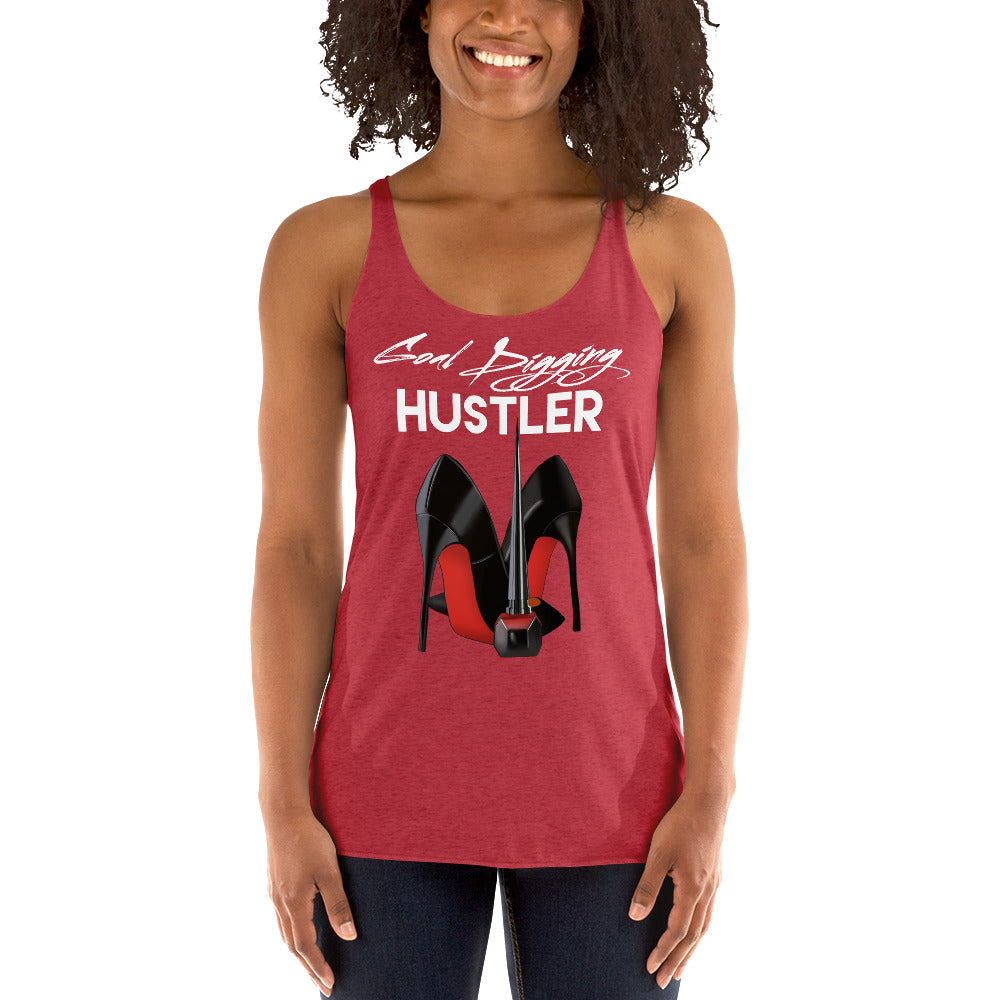 Goal Digging Hustler Women's Racerback Tank - Fearless Confidence Coufeax™