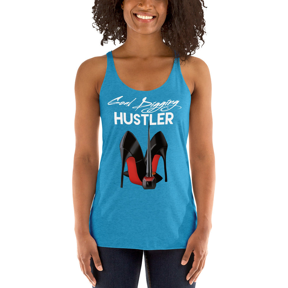 Goal Digging Hustler Women's Racerback Tank - Fearless Confidence Coufeax™