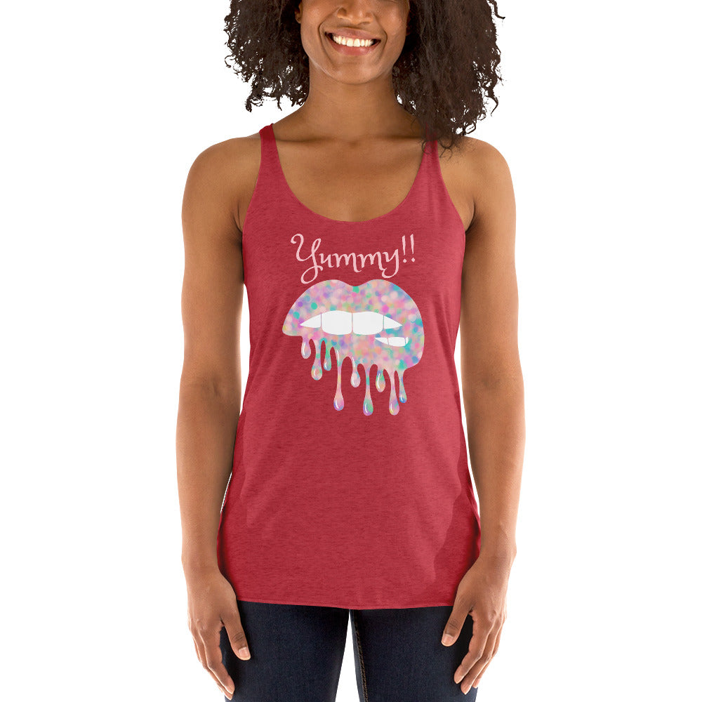 Yummy Women's Racerback Tank - Fearless Confidence Coufeax™