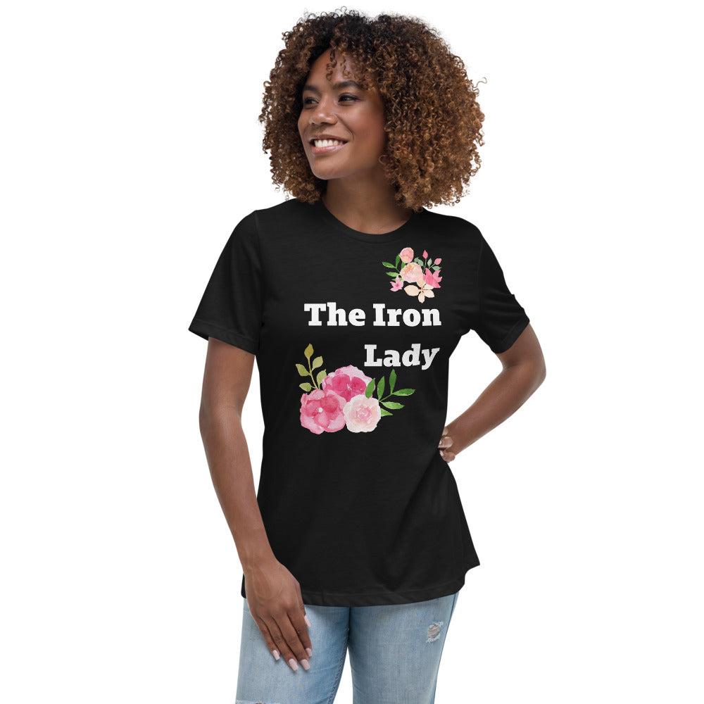 The Iron Lady Women's Relaxed T-Shirt - Fearless Confidence Coufeax™