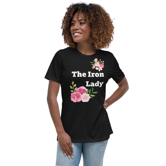 The Iron Lady Women's Relaxed T-Shirt - Fearless Confidence Coufeax™