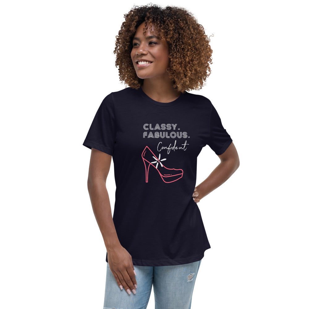 Classy, Fabulous & Confident Women's  T-Shirt - Fearless Confidence Coufeax™