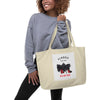 Classic Boss Lady Large organic tote bag - Fearless Confidence Coufeax™