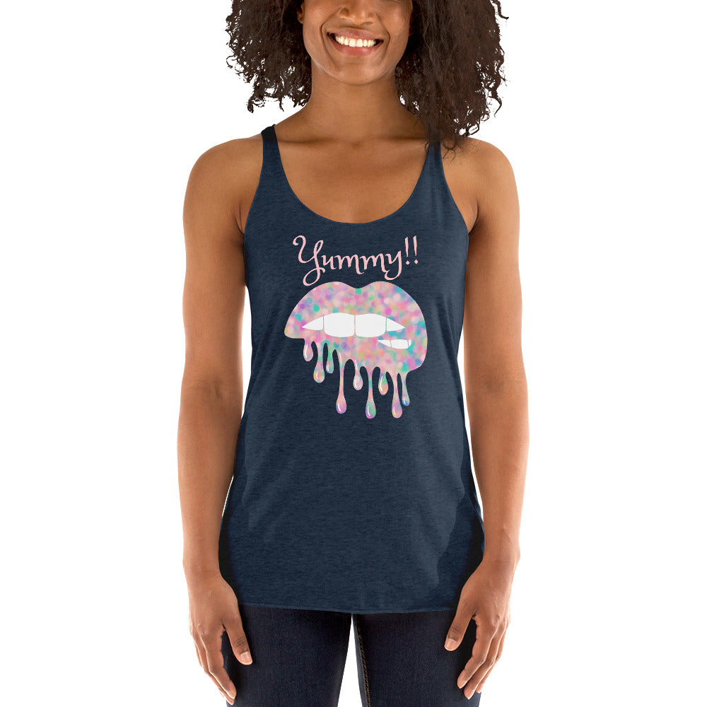 Yummy Women's Racerback Tank - Fearless Confidence Coufeax™