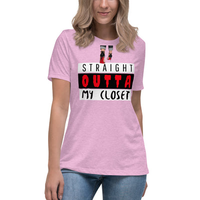 Straight Outta My Closet Women's Relaxed T-Shirt - Fearless Confidence Coufeax™