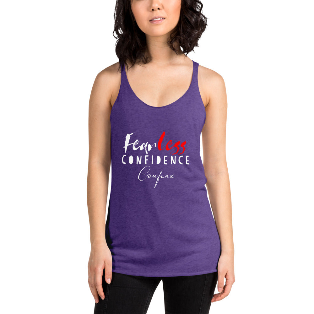 Fearless Confidence Coufeax Women's Racerback Tank - Fearless Confidence Coufeax™