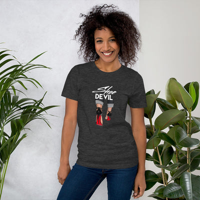 SHOE DEVIL Short-Sleeve T-Shirt - Fearless Confidence Coufeax™